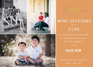 mini session special family photos sydney